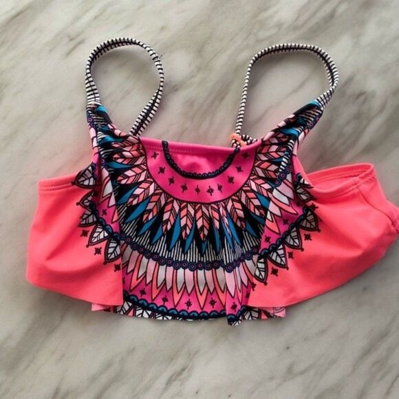 Girls Swim Bundle – 2 Tops + 1 Bottom – Wonder Nation & Justice – Size 7/8–8 - Picture 11 of 14